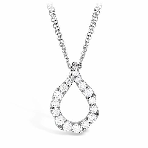 Hearts On Fire Lorelei Crescent Diamond Pendant Necklace