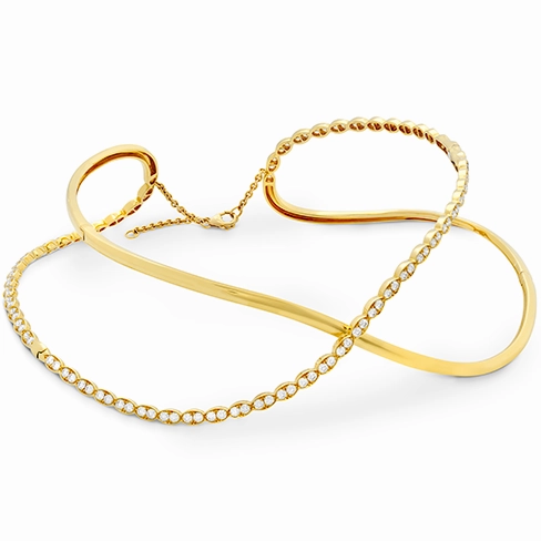 Hearts On Fire Lorelei Criss Cross Choker Diamond Necklace