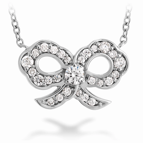 Hearts On Fire Lorelei Diamond Bow Necklace