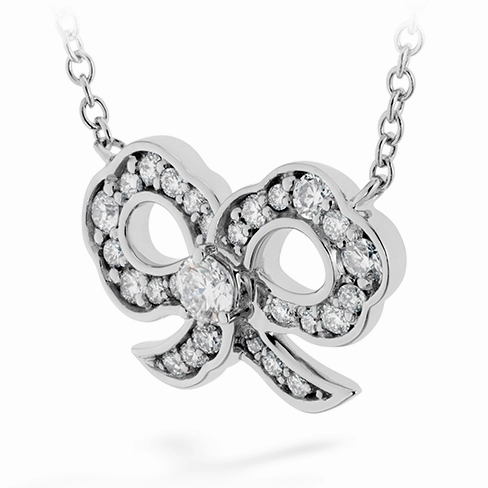 Hearts On Fire Lorelei Diamond Bow Necklace