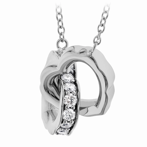 Hearts On Fire Lorelei Interlocking Diamond Heart Necklace