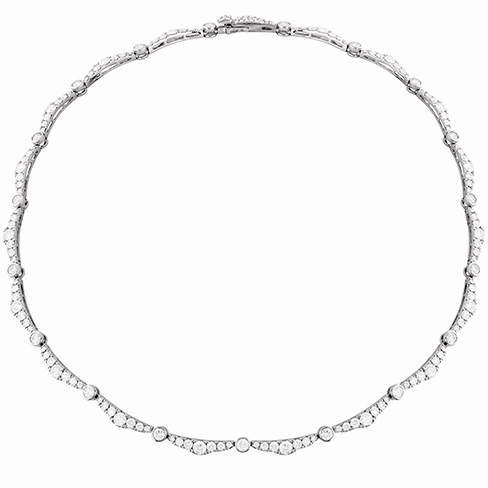 Hearts On Fire Lorelei Ribbon Diamond Line Necklace