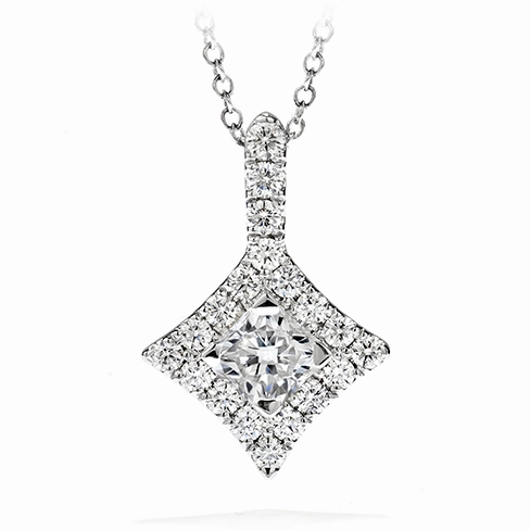 Hearts On Fire Sweet Dream Halo Pendant Necklace