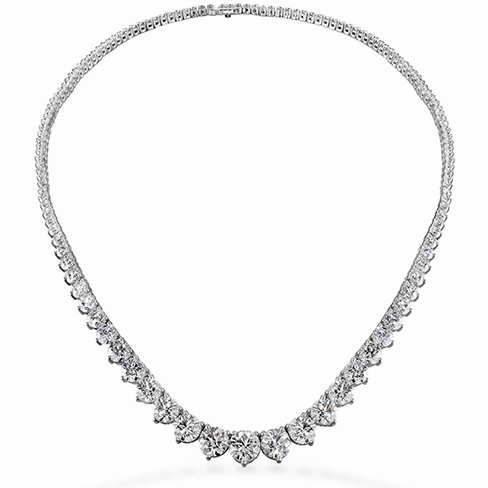 Hearts On Fire Temptation Three-Prong Necklace
