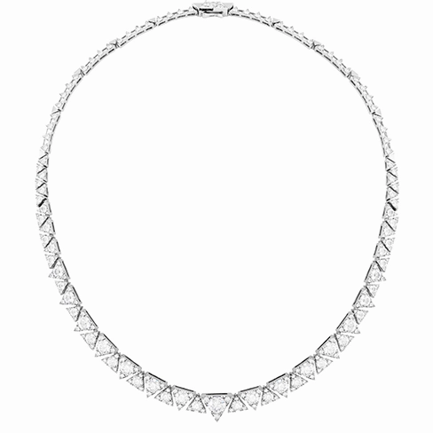 Hearts On Fire Triplicity Diamond Line Necklace