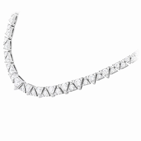 Hearts On Fire Triplicity Diamond Line Necklace
