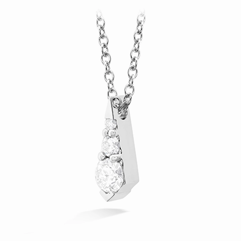 Hearts On Fire Triplicity Drop Diamond Necklace
