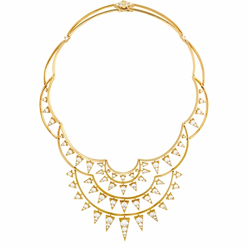 Hearts On Fire Triplicity Golden Diamond Necklace