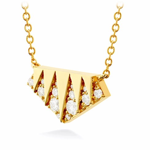 Hearts On Fire Triplicity Golden Diamond Necklace