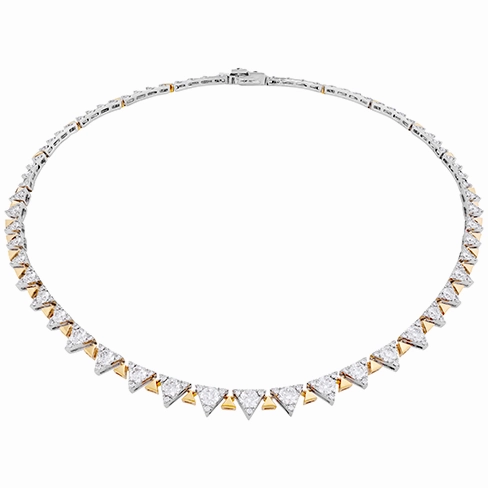 Hearts On Fire Triplicity Line Diamond Necklace