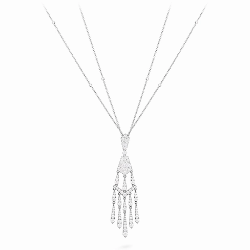 Hearts On Fire Triplicity Tassel Drop Diamond Necklace
