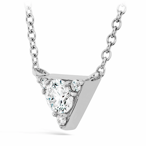 Hearts On Fire Triplicity Triangle Pendant Necklace