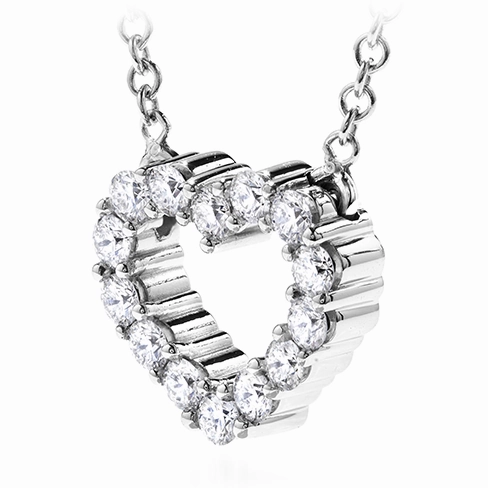 Hearts On Fire Whimsical Heart Pendant Necklace