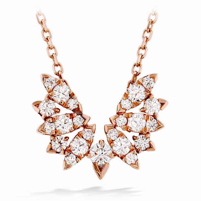 Hearts On Fire White Kites Small Bird Diamond Necklace