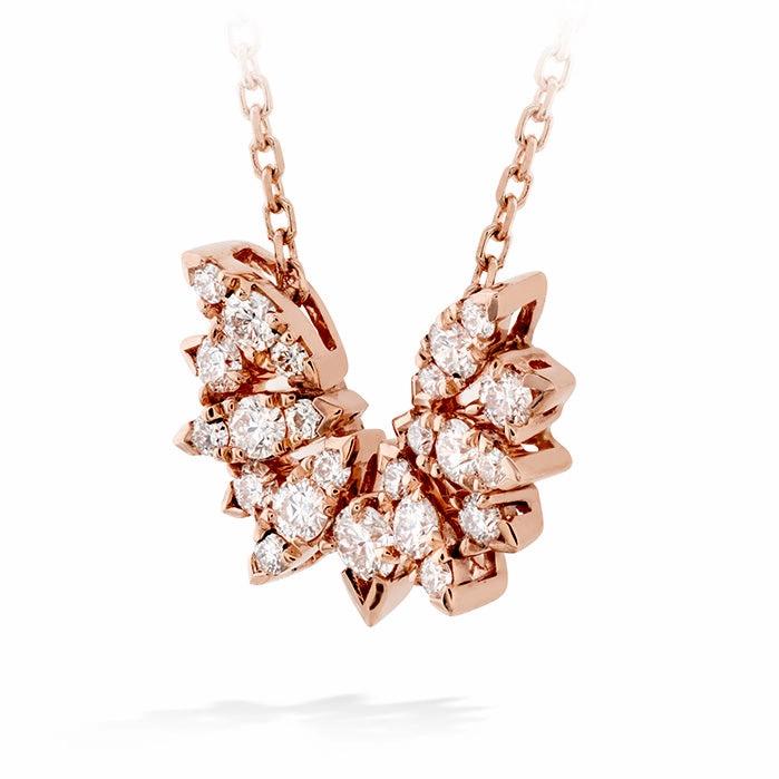 Hearts On Fire White Kites Small Bird Diamond Necklace