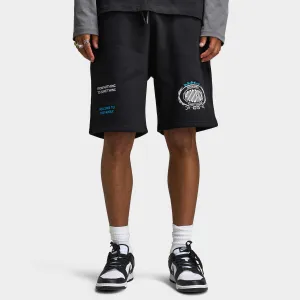 Hoodrich Hoodrich Noir V2 Oversized Shorts Black / White - Aquarius