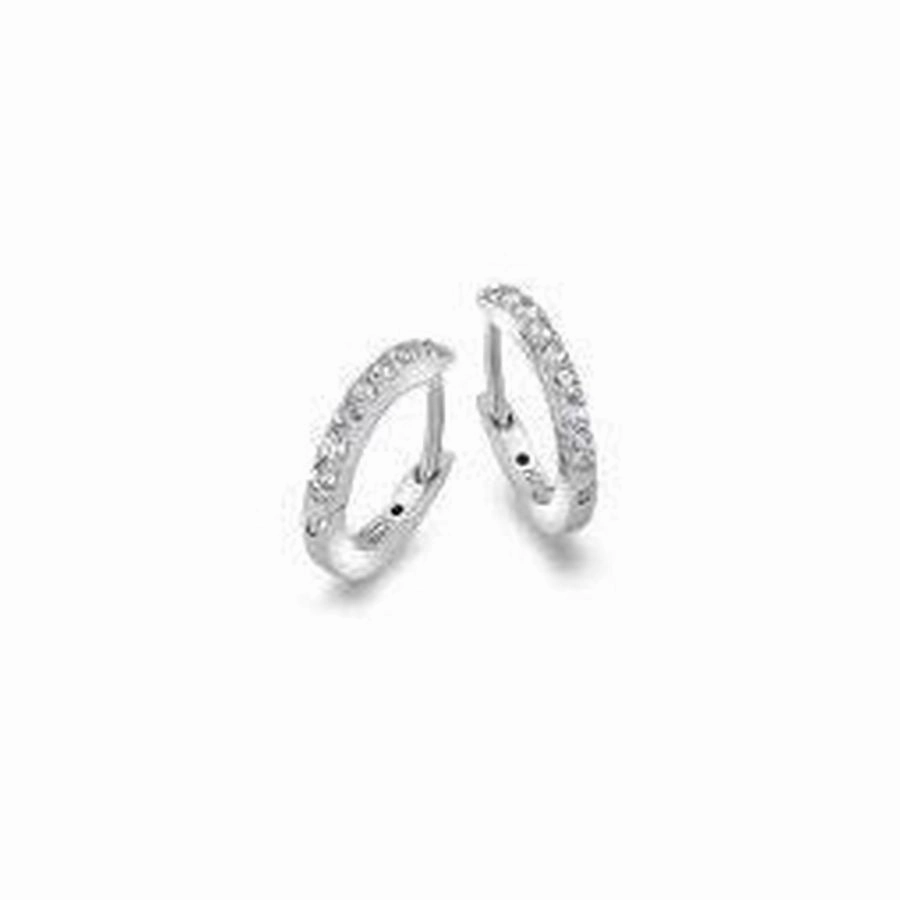 Hot Diamonds Silver Constant Loop Earrings