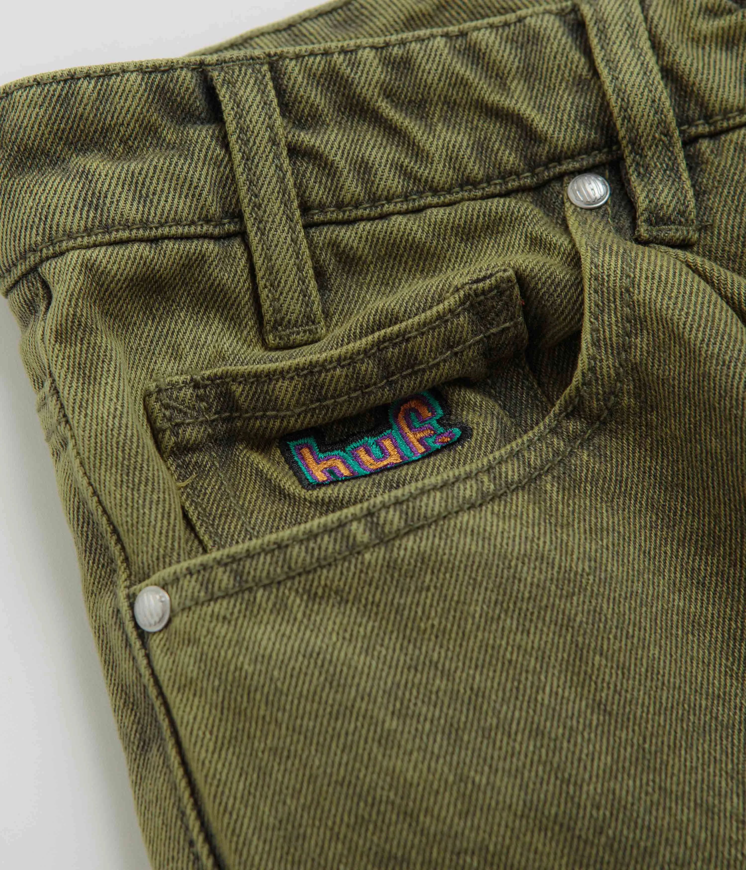 HUF Cromer Washed Pants - Dried Herb HUF Clothing