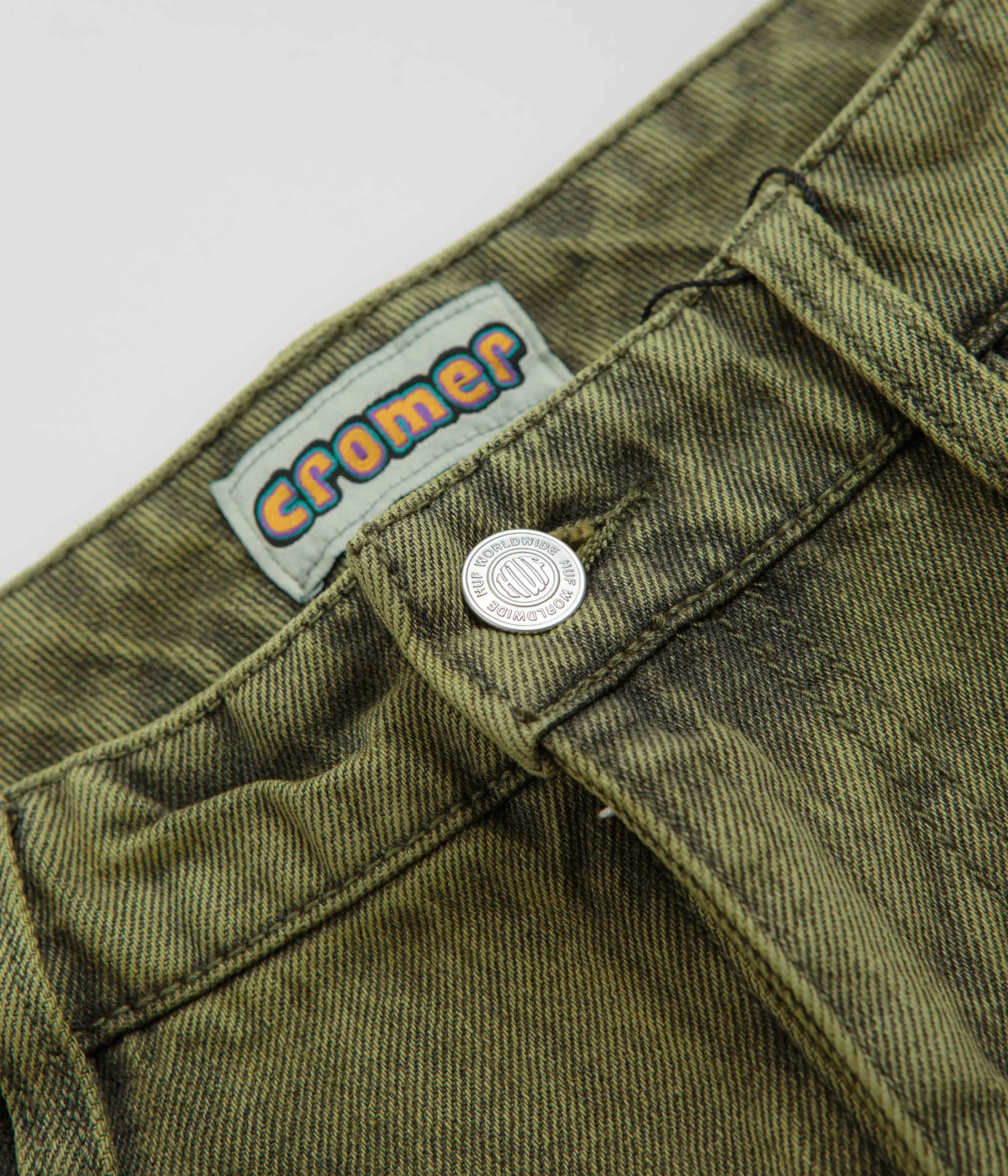 HUF Cromer Washed Pants - Dried Herb HUF Clothing