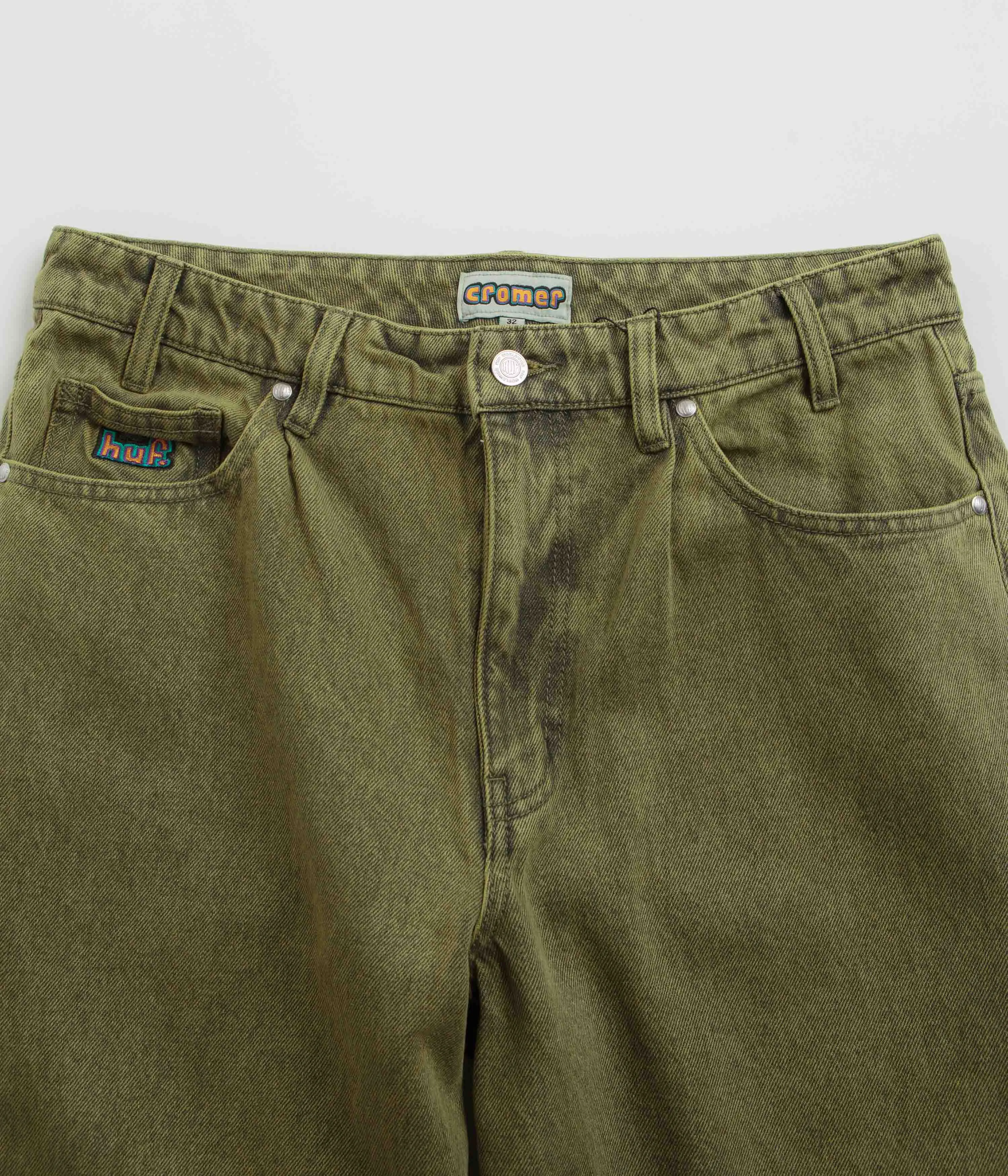 HUF Cromer Washed Pants - Dried Herb HUF Clothing