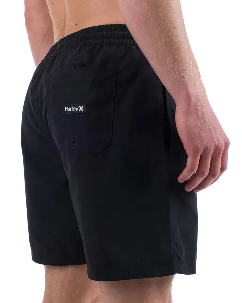 Hurley Clothing Icon Balboa Volley Shorts in Black