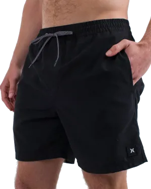 Hurley Clothing Icon Balboa Volley Shorts in Black