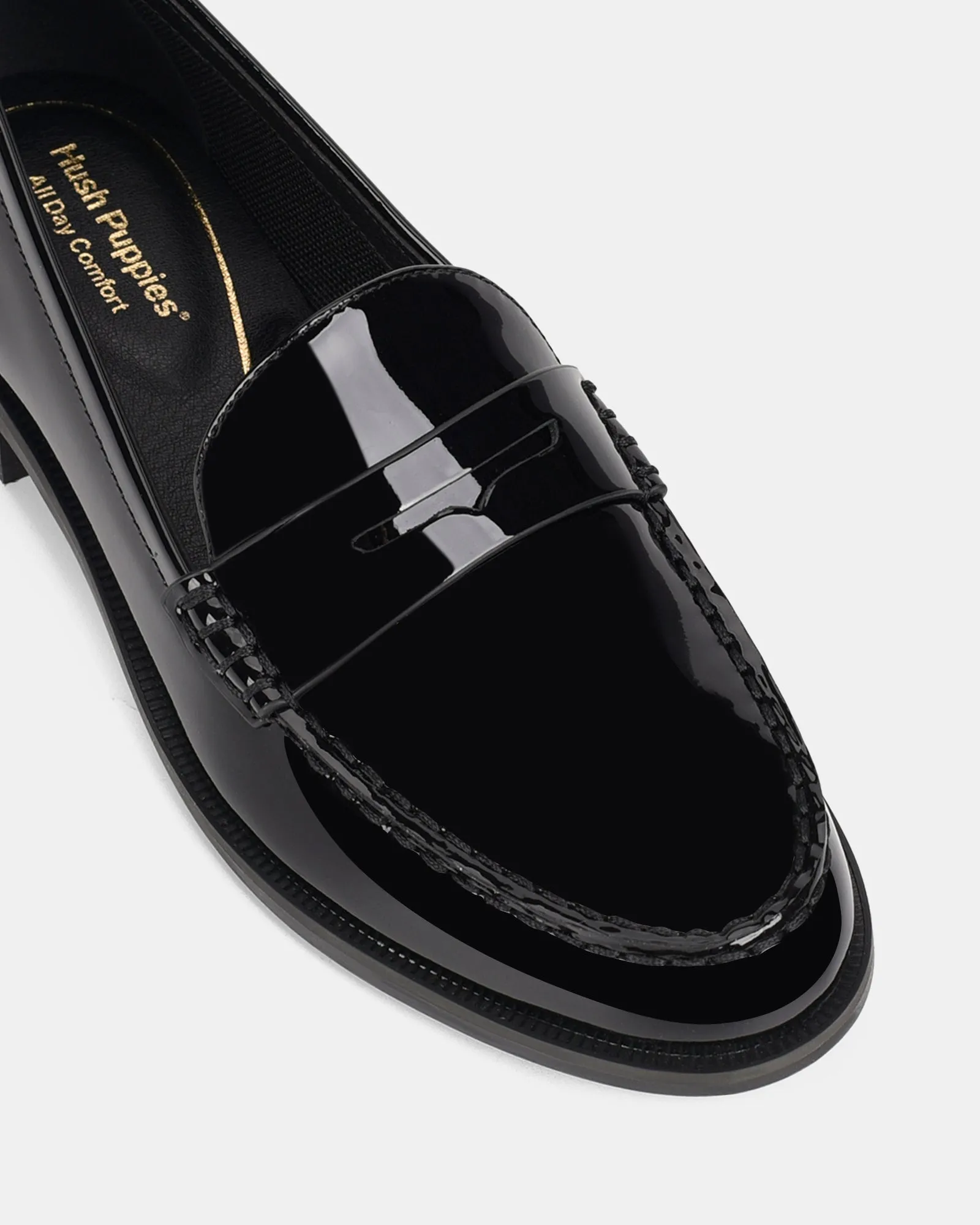 Hush Puppies	Shoes Lucia Black Patent