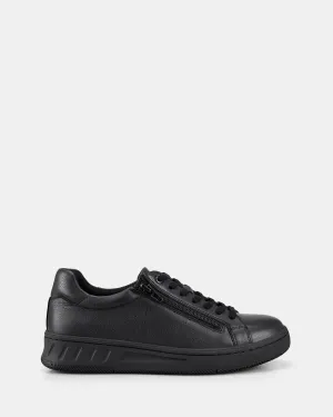 Hush Puppies	Shoes Spin Black/Black