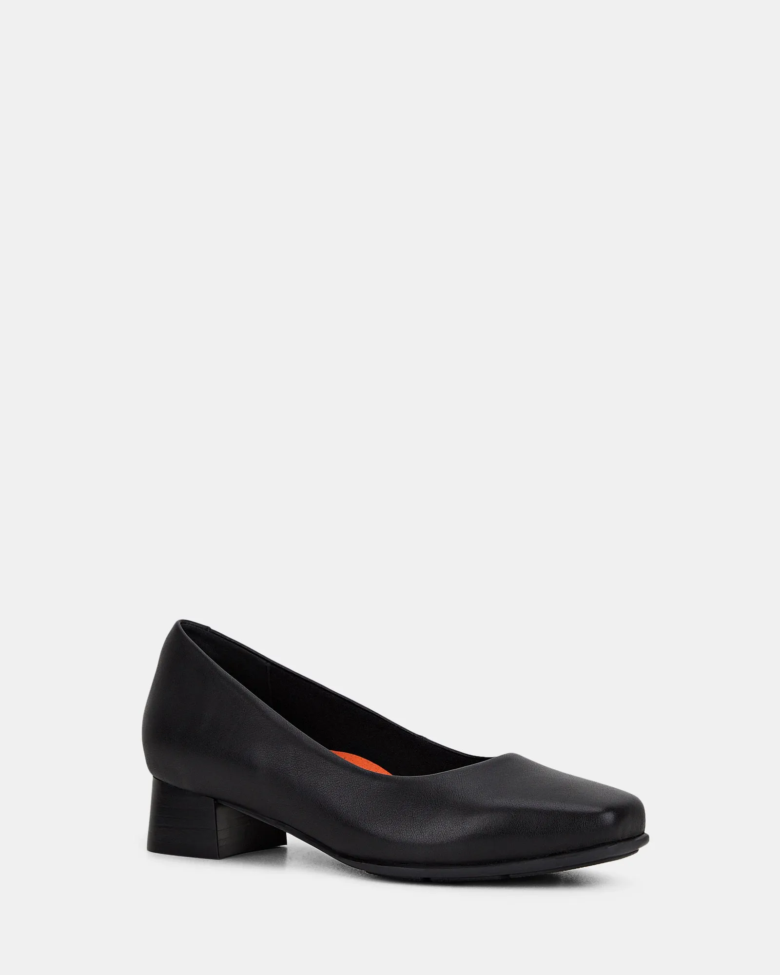 Hush Puppies	Shoes The Low Square Black