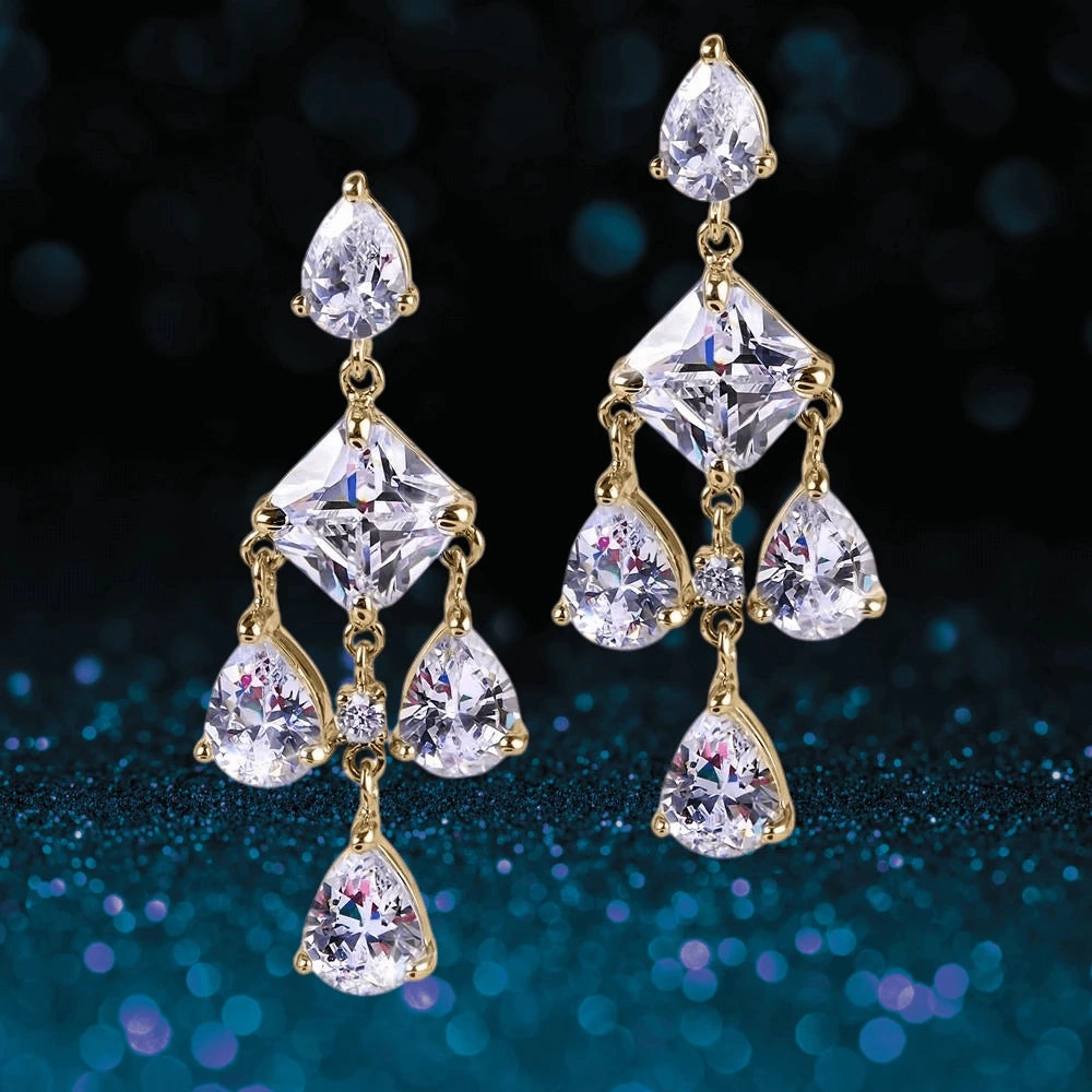 Ice Chandelier  Earrings
