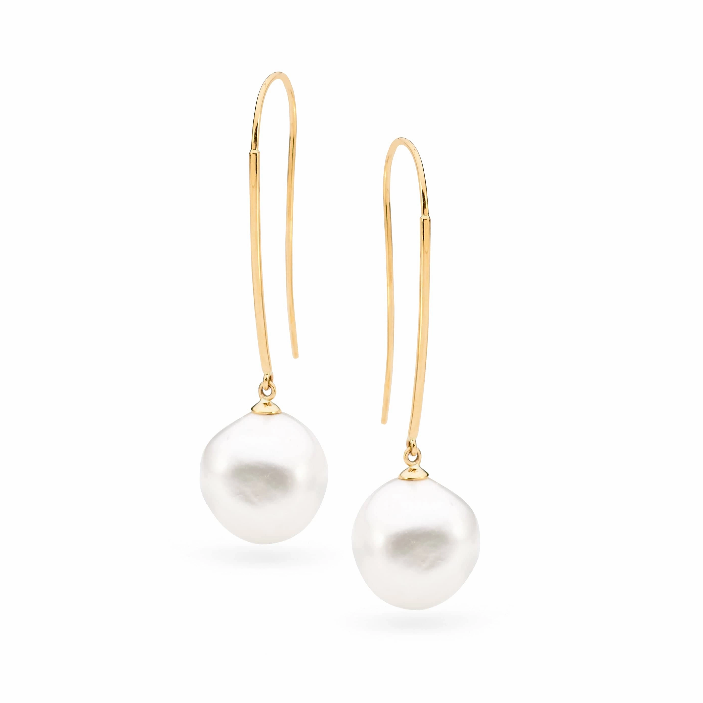 Ikecho Baroque Long Hook Earrings