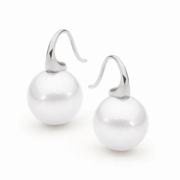 Ikecho Edison Round Short Plain Hook Earrings