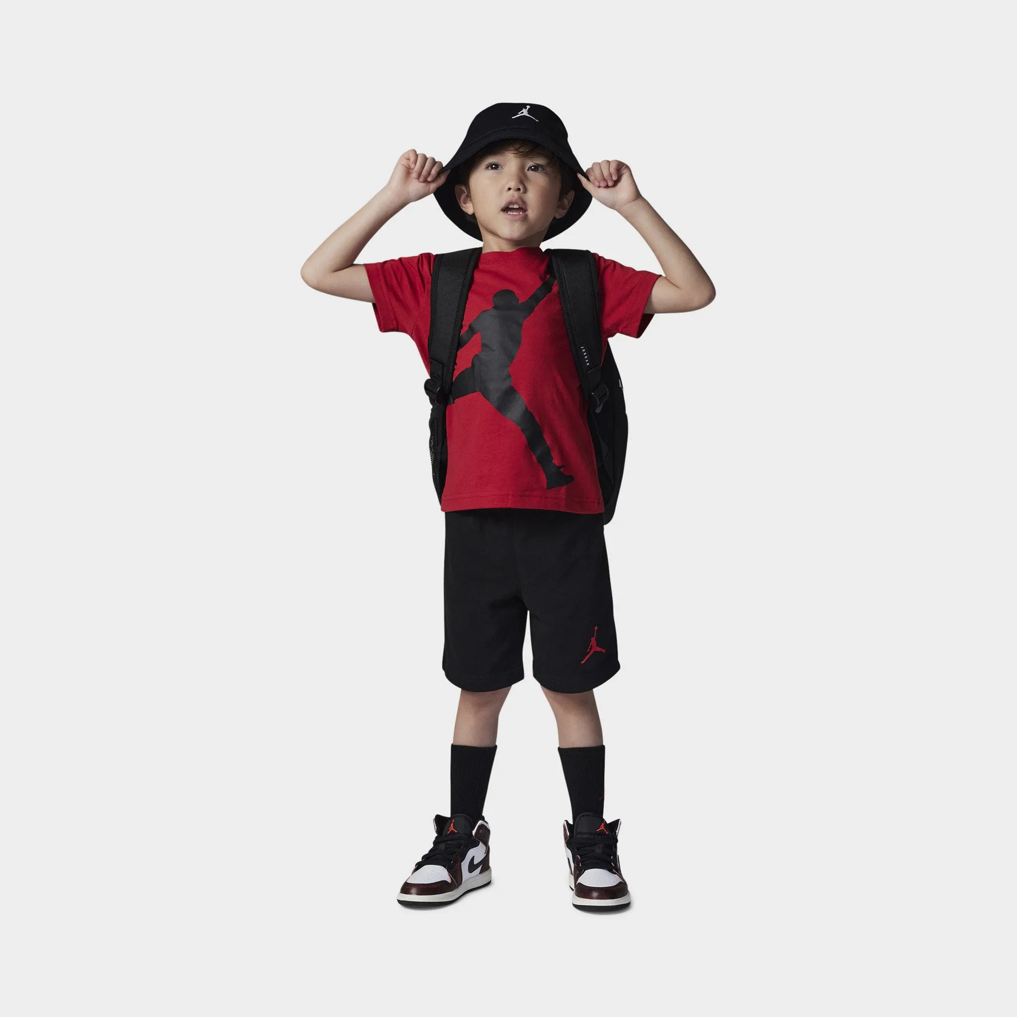 Jordan Jordan Child Boys' Jumbo Jumpman Shorts Set / Black