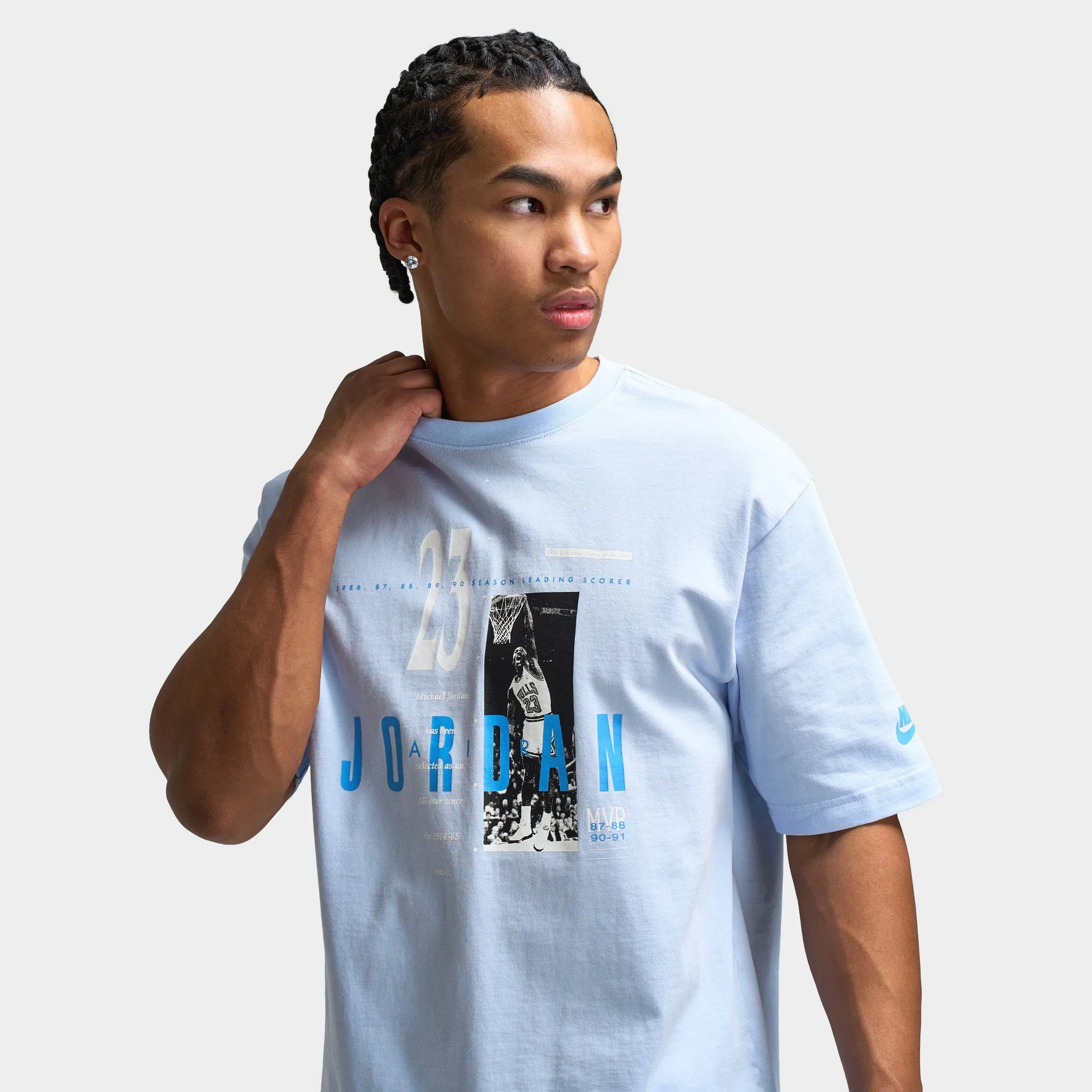 Jordan Jordan Reissue Graphic T-Shirt Hydrogen Blue / White