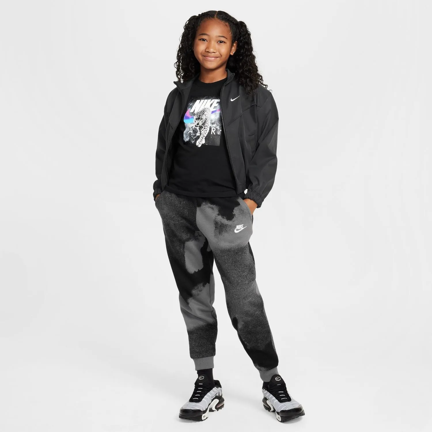 Leopard Photo Tee - Youth Clothing_Nike