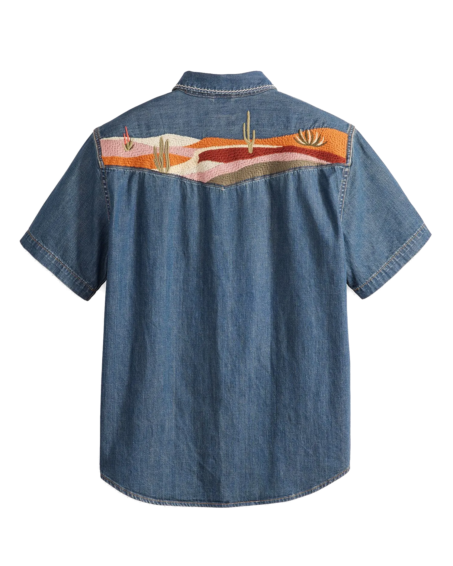 Levi's Clothing Relaxed Western Shirt in Huckleberry Desert