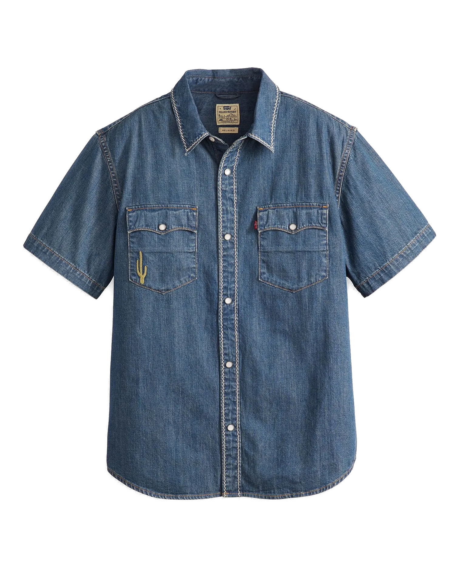 Levi's Clothing Relaxed Western Shirt in Huckleberry Desert
