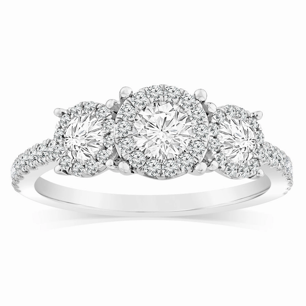Luminesce Lab Grown 0.95 Carat Diamond Ring in 10ct ? Gold.
