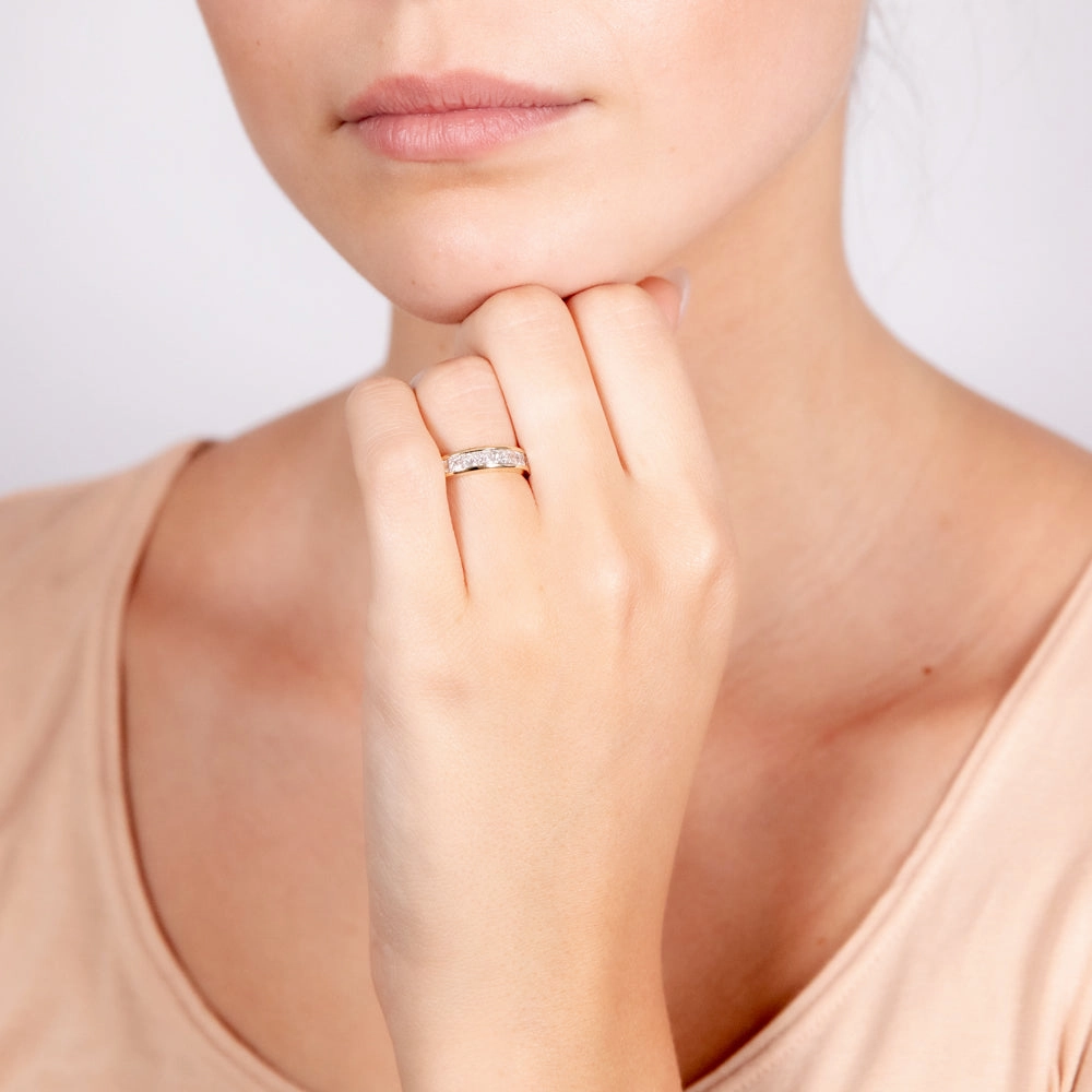 Luminesce Lab Grown 18ct Yellow Gold 0.70 Carat Diamond Wedder Ring