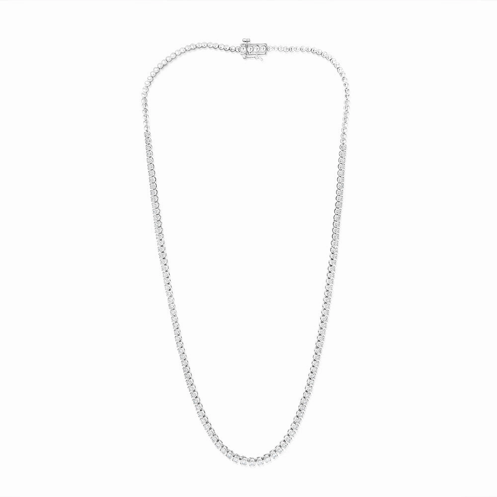 Luminesce Lab Grown 1/2 Carat Diamonds Necklace in Sterling Silver