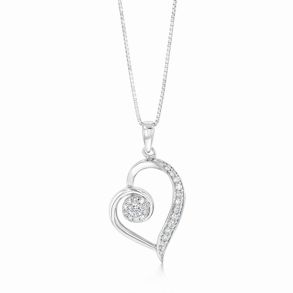 Luminesce Lab Grown 1/4 Carat Diamond Pendant in Sterling Silver
