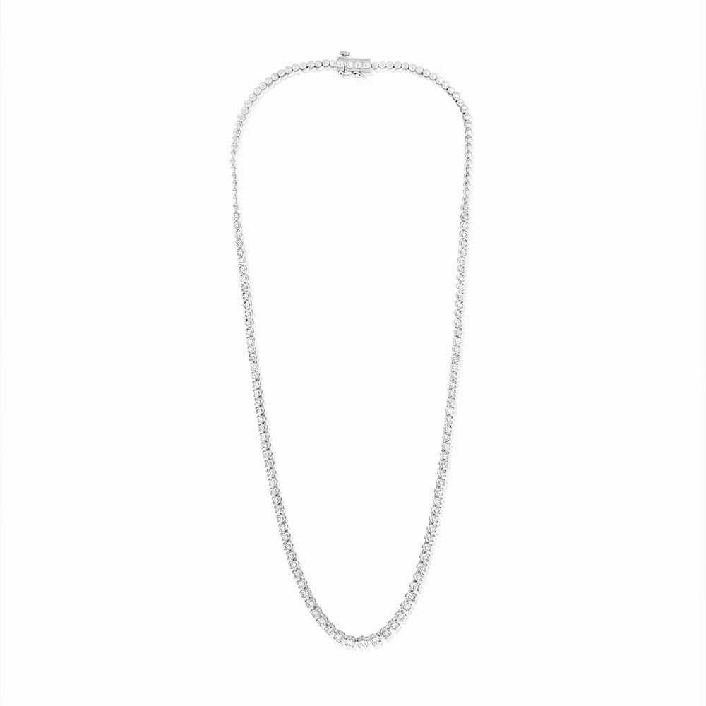 Luminesce Lab Grown 1 Carat Diamonds Necklace in Sterling Silver