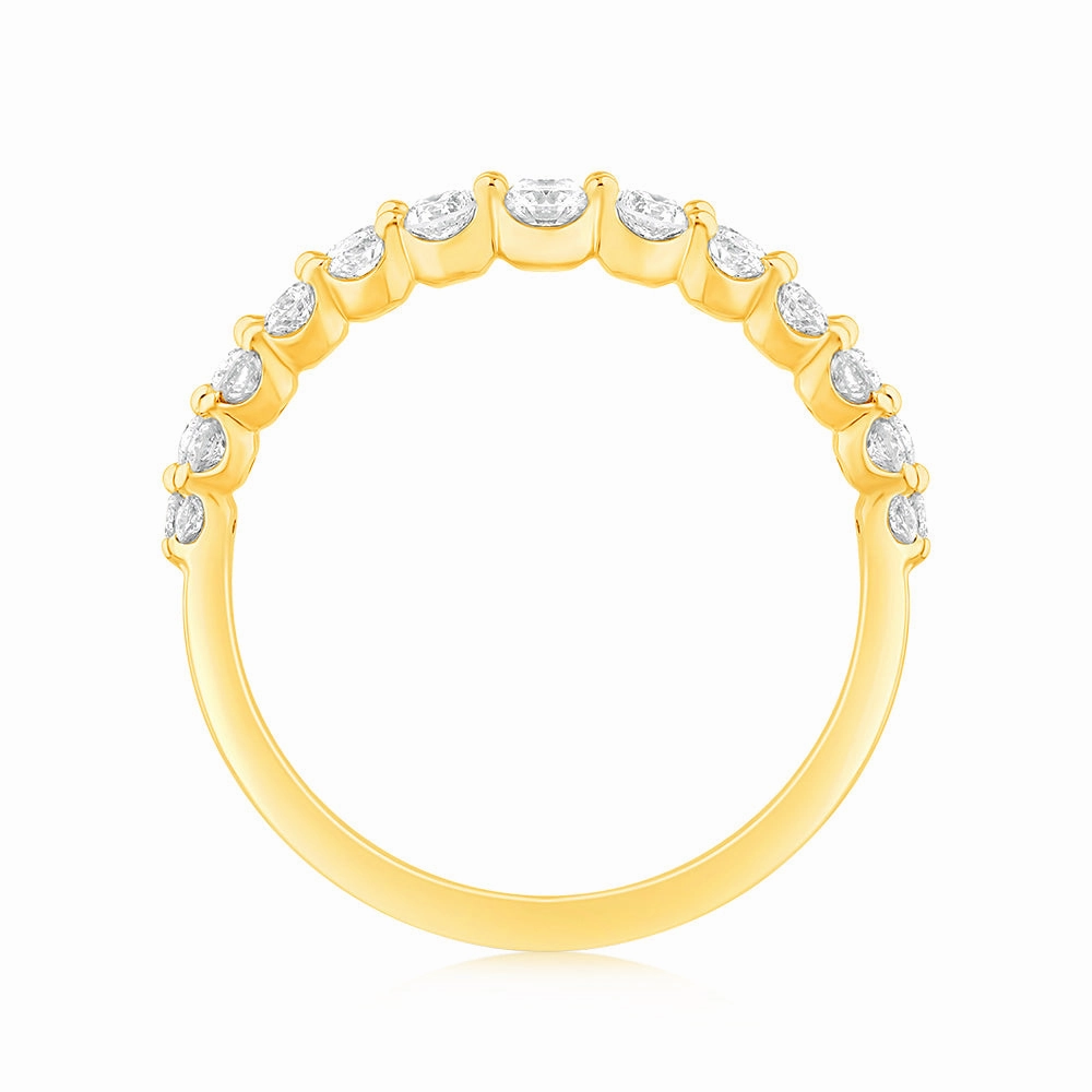 Luminesce Lab Grown Diamond 1 Carat Dress Ring in 9ct Yellow Gold
