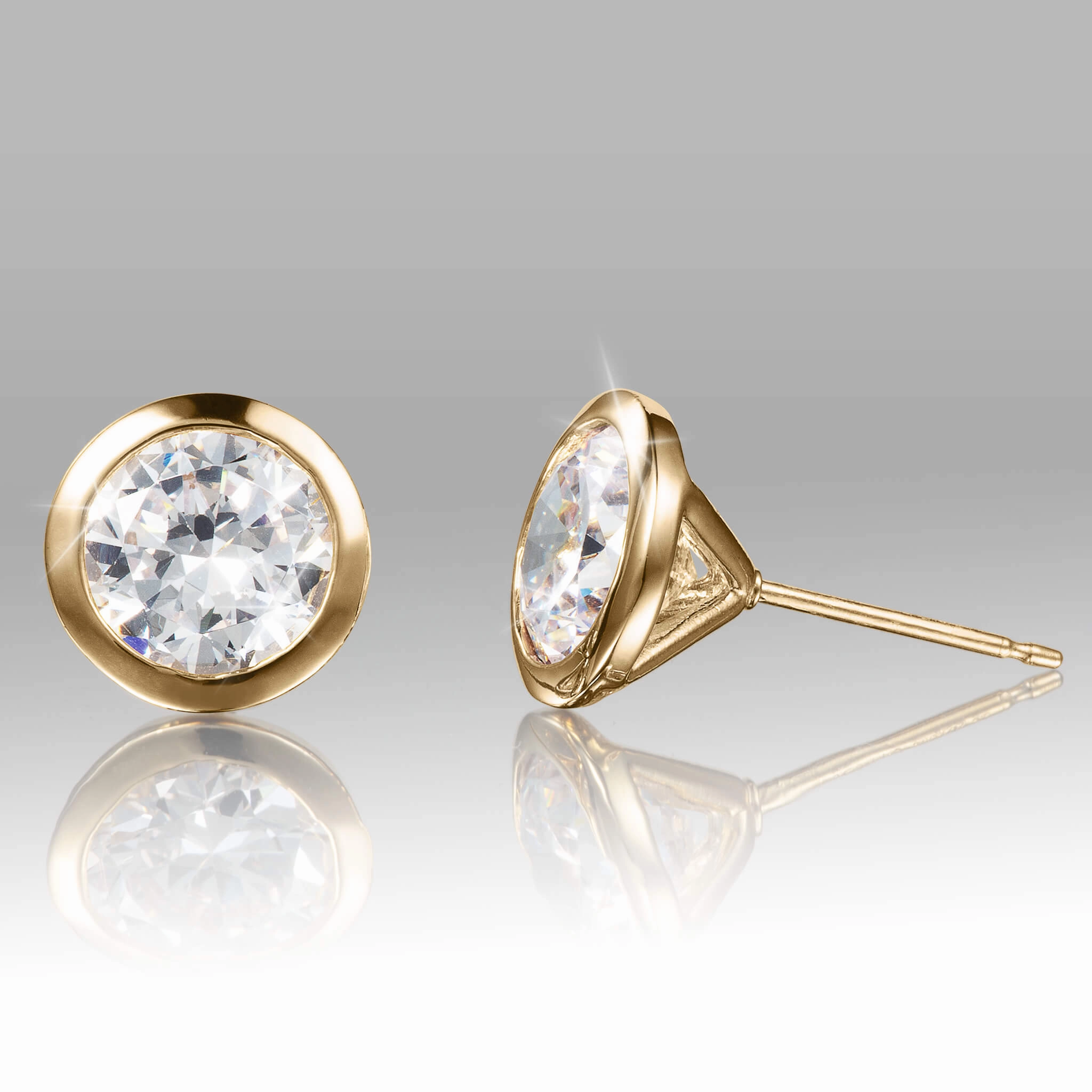 Luxe Solitaire Earrings
