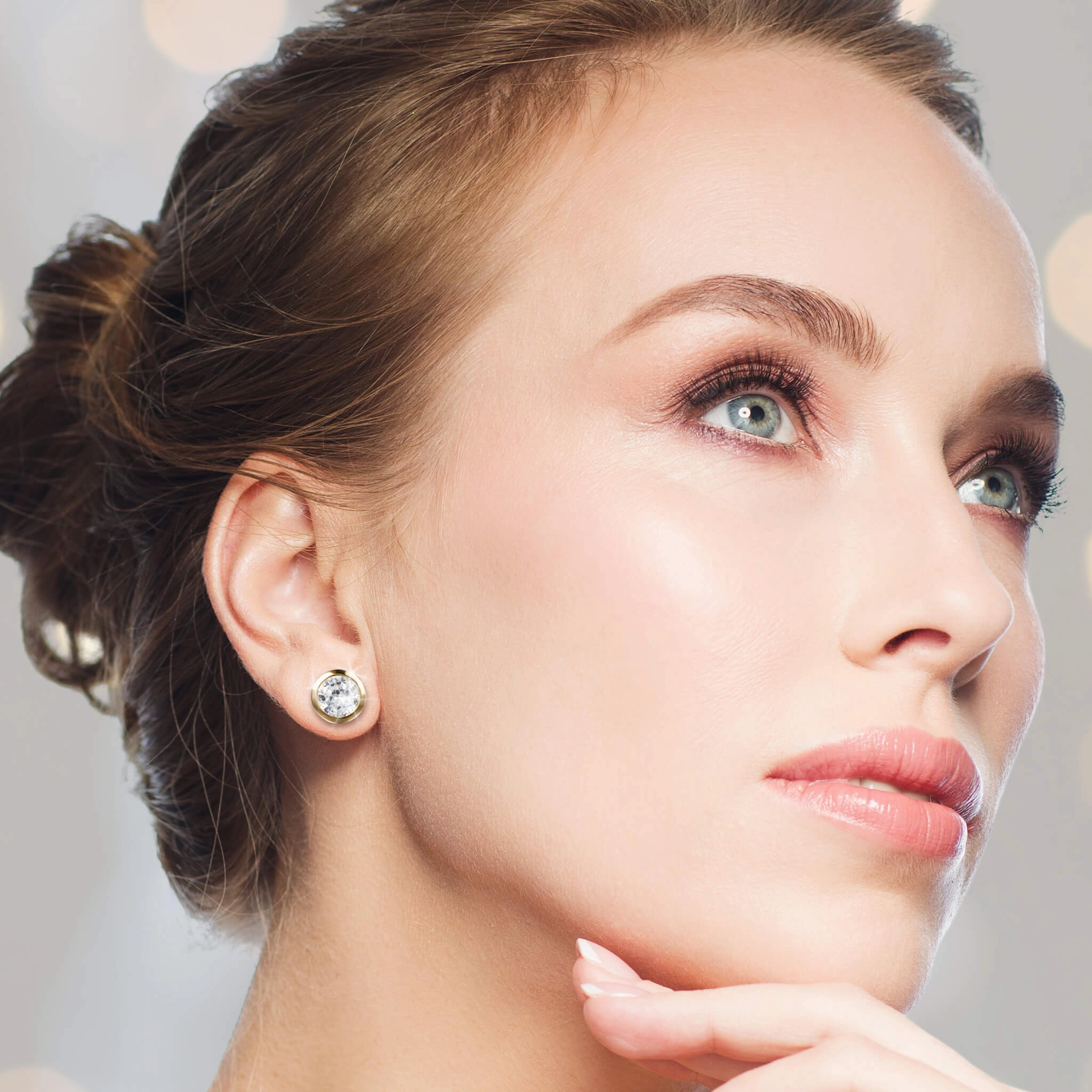 Luxe Solitaire Earrings