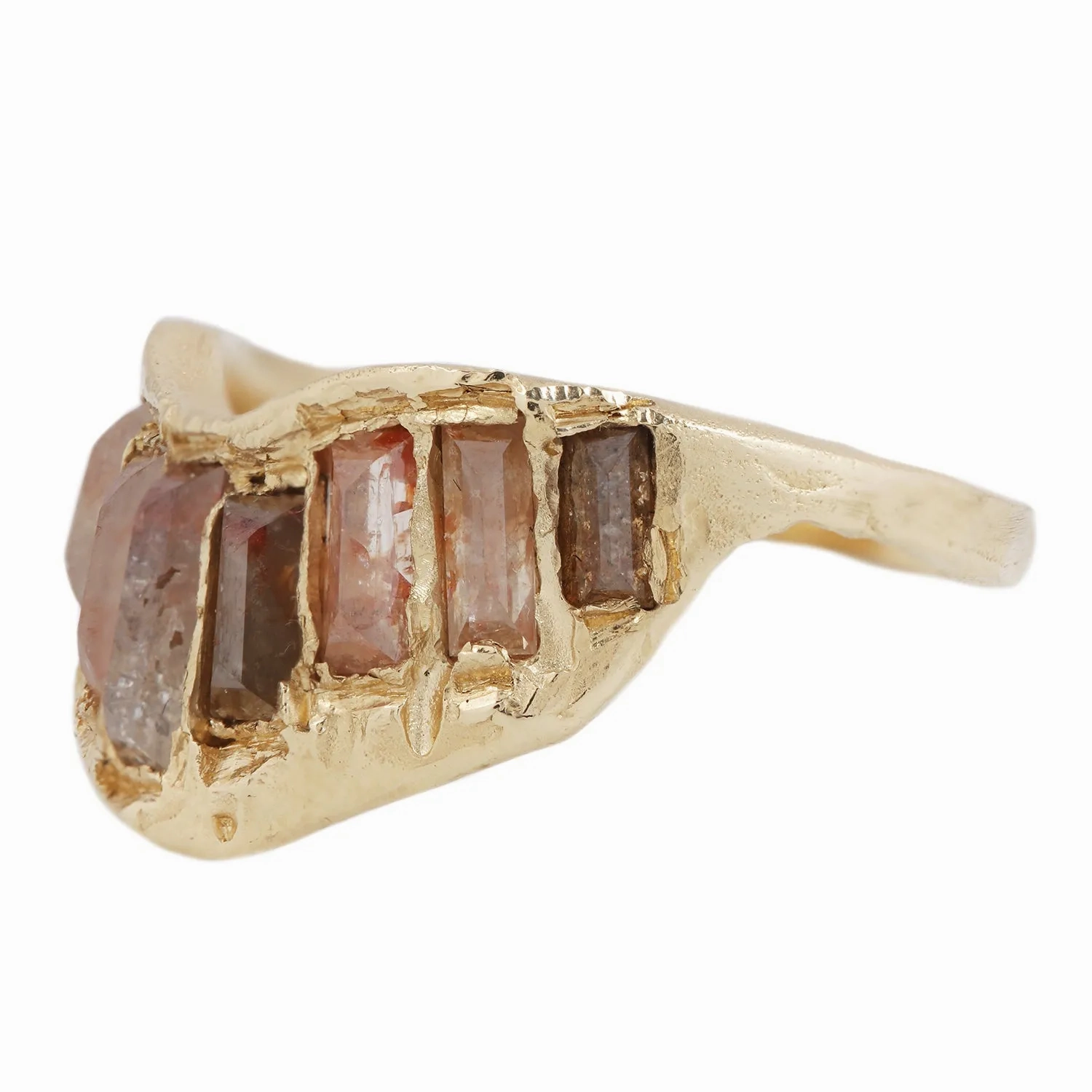 LX Diamond Extra Large V Shape Scatter Ring