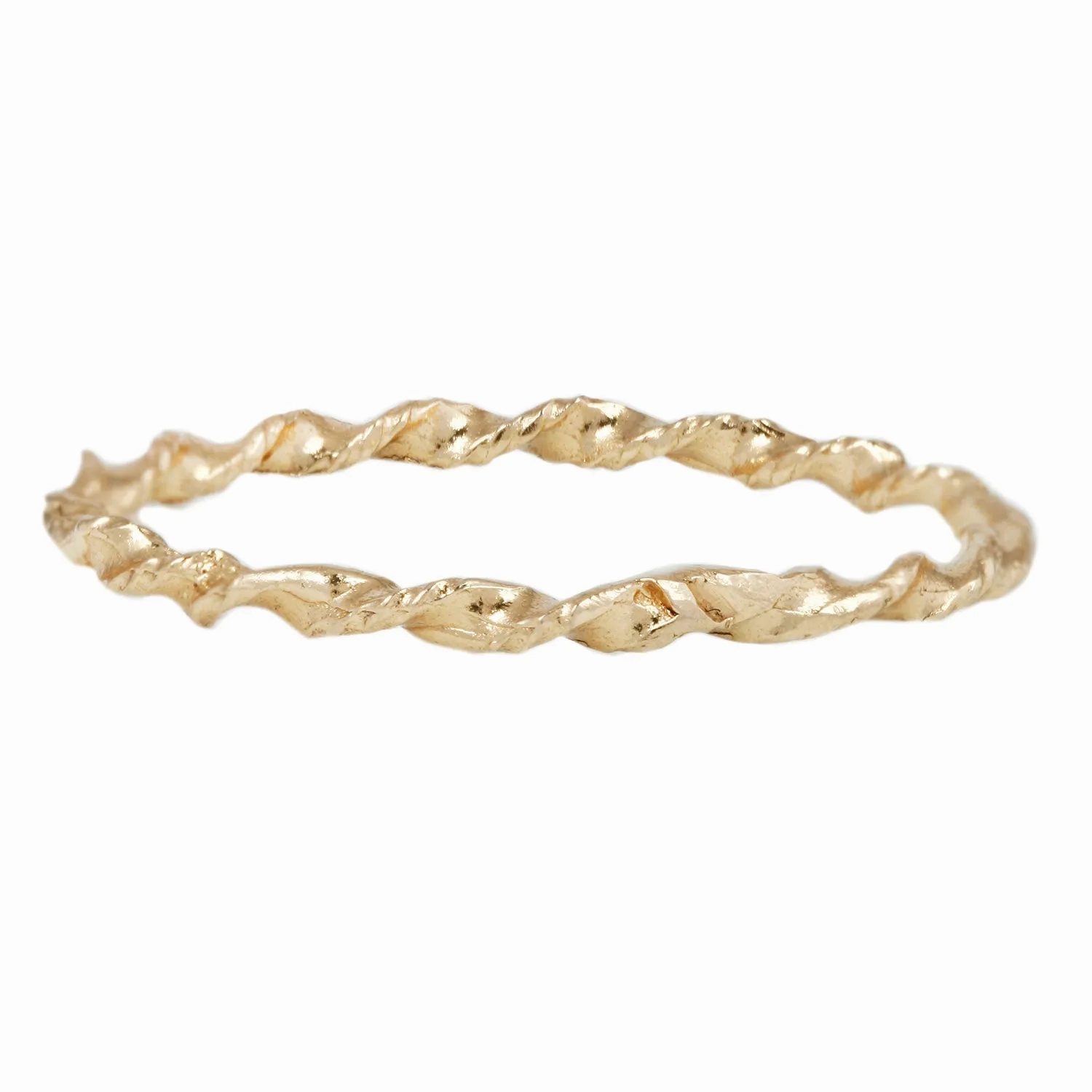 LXXXII Twist Gold Band