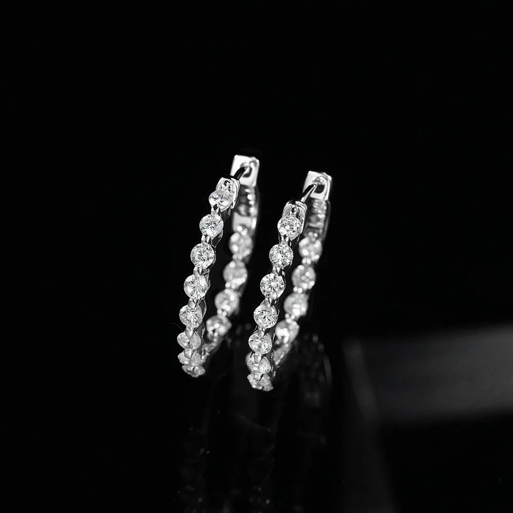 Maddie Hoops in Platinum