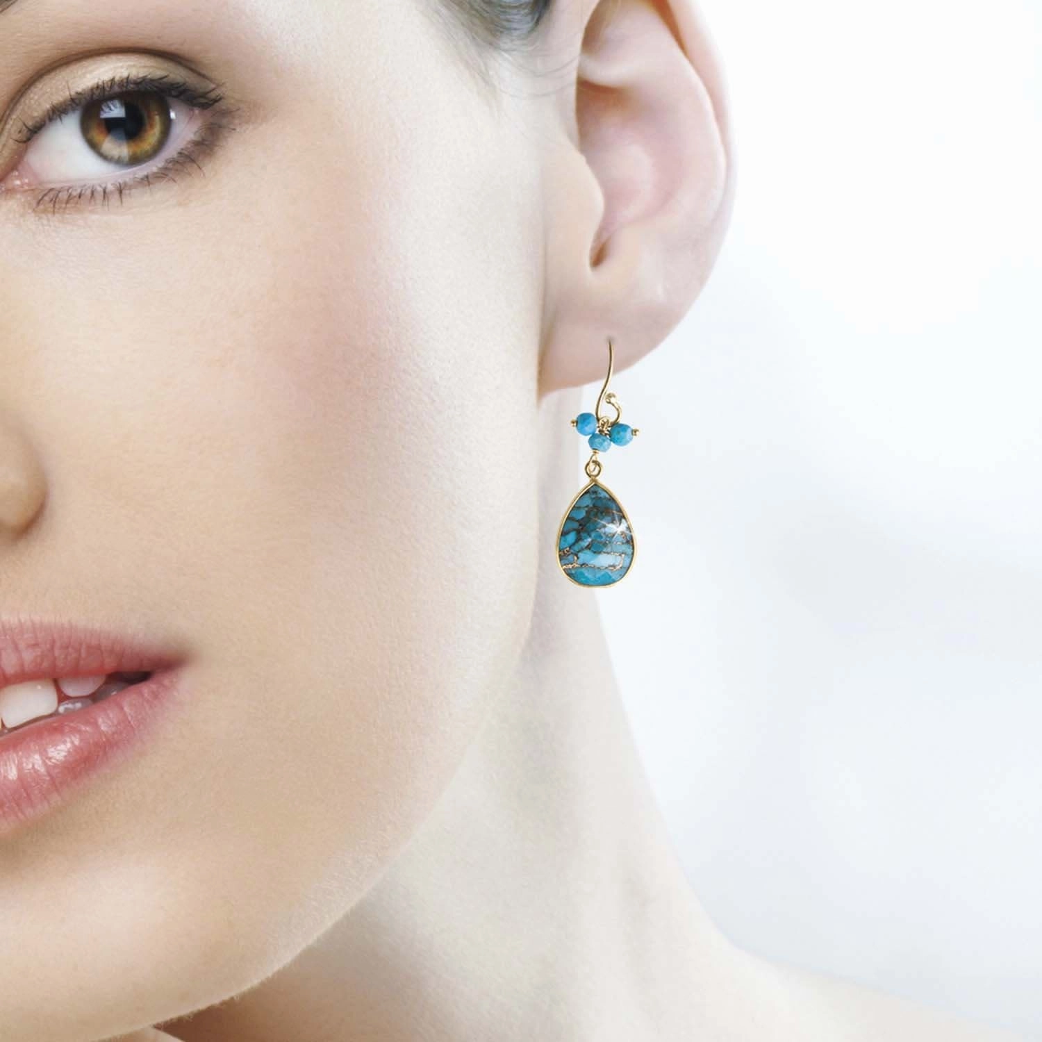 Mefkat Turquoise Earrings