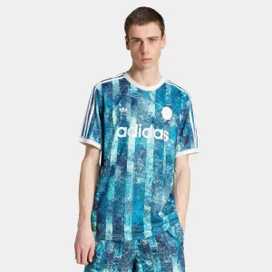 Mens Adidas adidas FTB All Over Print T-Shirt Multicolour / Clear Mint